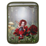 Señora Bug Fairy en rosas Fundas Para iPads