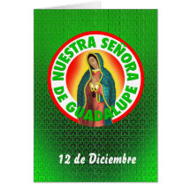 Señora de Guadalupe Felicitación