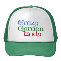 Señora loca del jardín gorra