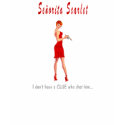 Senorita Scarlet SEXY CLUE T-shirt! by boardgamebeast Senorita Scarlet SEXY CLUE T-shirt!