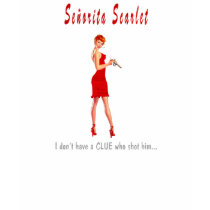 Senorita Scarlet SEXY CLUE T-shirt!