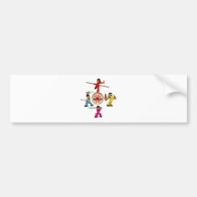 Sensei Peppers Martial Arts Club Band - Original M Bumper Sticker
