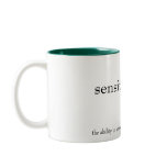 "sensitiv-tea" mug
