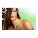 Sensual lady with green eyes posters by SELLER Sensual lady with green eyes posters