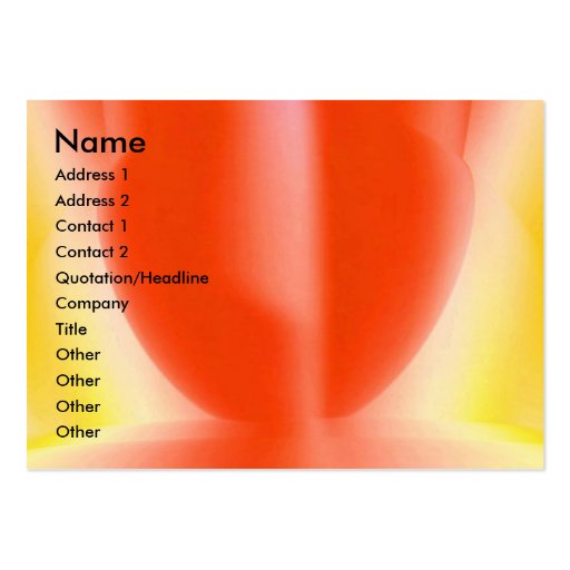 Sensual Red Business Card