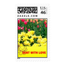 SENT WITH CARE STAMPS stamps
