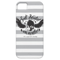Sentimental, semi mental skull graphic art. casemate cases
