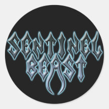 Sentinel Beast Round Sticker
