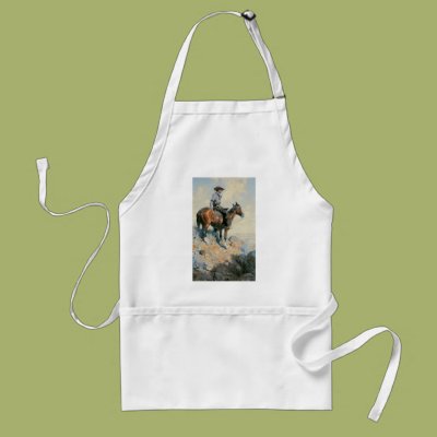 Sentinel of the Plains Aprons Zazzle_apron
