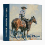 Sentinel of the Plains By Dunton, Vintage Cowboy Vinyl Binder