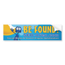 SEO Alien Bumper Sticker