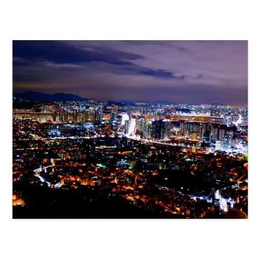 Seoul Korea Postcard Zazzle