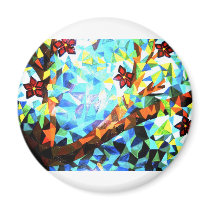 Seoul Spring Refrigerator Magnet
