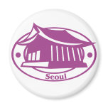 Seoul Stamp Fridge Magnets