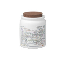 Seoul Subway Map Candy Dish