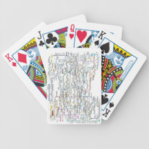 Seoul Subway Map Card Decks
