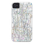 Seoul Subway Map iPhone 4 Cases