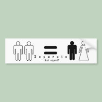 separate...but-equal? bumper stickers