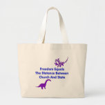 Separation of Church and State Canvas Bag