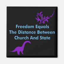 Separation of Church and State Refrigerator Magnets