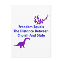 Separation of Church and State Postcard