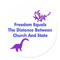Separation of Church and State Stickers