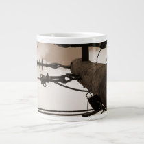 Sepia Abstract Jumbo Mug mugs