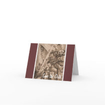 Sepia Angel Fairy Greeting Card
