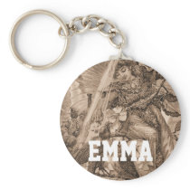 Sepia Angel Fairy Key Chains