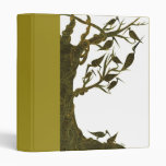 Sepia Birds Binder