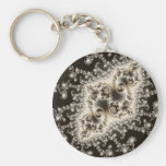 Sepia Brown Jellyfish Keychain