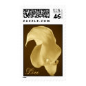 Sepia Calla Lily, Love postage