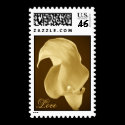 Sepia Calla Lily, Love postage