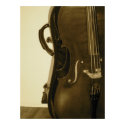 Sepia Cello vertical print by lizardbreath37 Sepia Cello vertical print