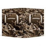 Sepia Football 1.5" Photo Album binders