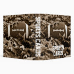 Sepia Football 2" Sports Cards Album binders