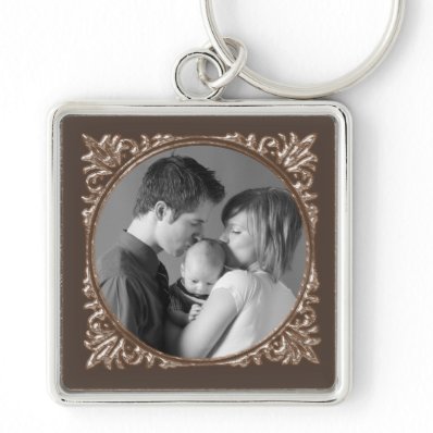 Sepia Frame Keychain