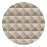 sepia geometric pattern stickers