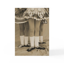 Sepia Irish Dance Card