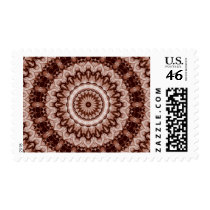 Sepia Kaleidoscope postage by kalos_eidos Sepia Kaleidoscope postage