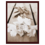 Sepia Lily Letterhead