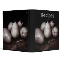 Sepia Pears Recipe Binder