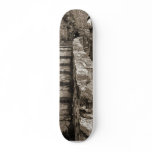Sepia Picture Of Steps In Spis Castle In Slovakia Skate Deck