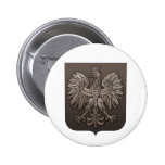 Sepia Polish Eagle Shield Buttons
