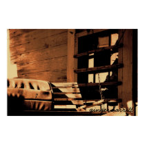 SEPIA PORCH SWING posters