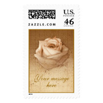 Sepia Rose Drawing Stamp Customizable Large by NJHeart Sepia Rose Drawing Stamp Customizable Large