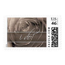 Sepia Rose-I Do! Wedding Postage