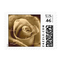 Sepia Rose - Small Stamp