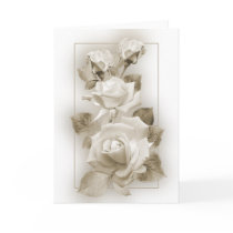 Sepia Roses cards