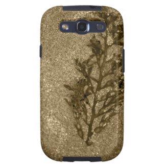 Sepia Sandy Beach Textures Samsung Galaxy S3 Case